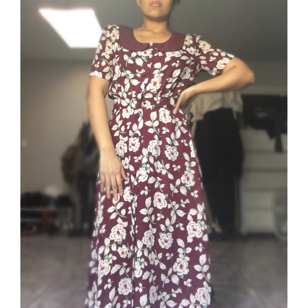 Vintage floral dress - Picture 6 of 8